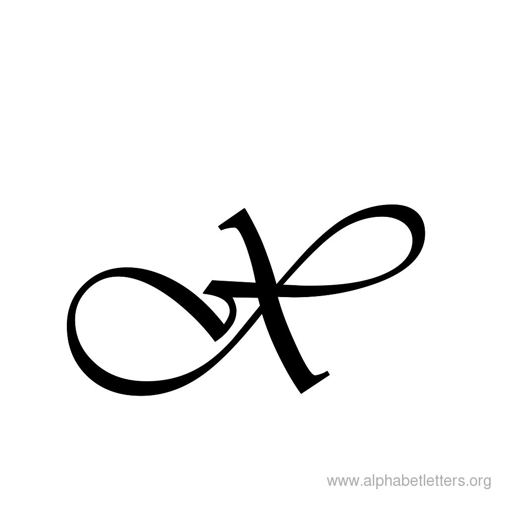 Download Printable Calligraphy Letter Alphabets | Alphabet Letters Org