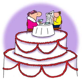 Wedding Cakes Cartoon " Unique Cakes " | Food and Drink