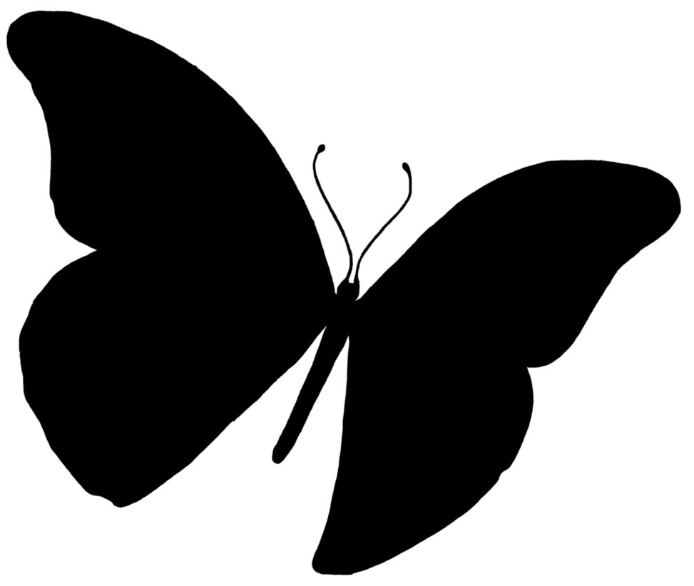 Silhouette Butterfly | Free Download Clip Art | Free Clip Art | on ...