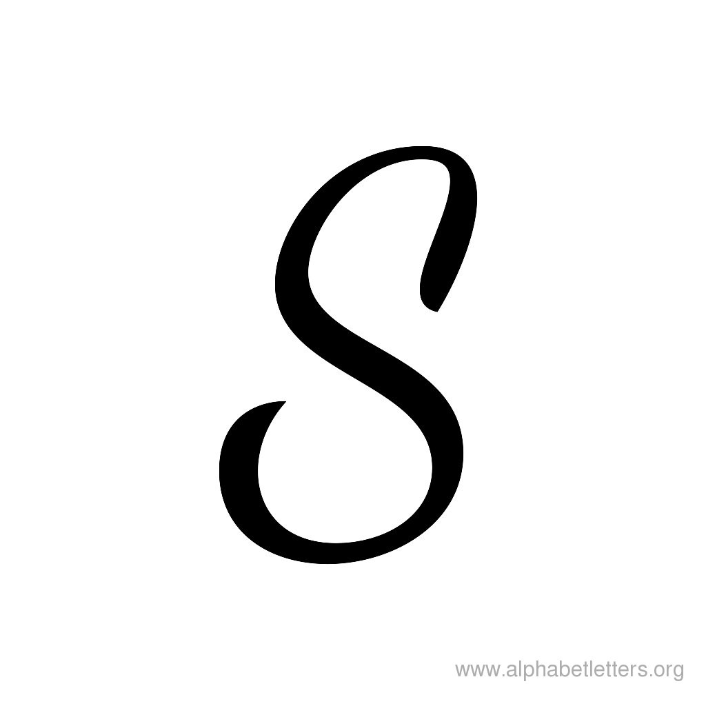 Fancy Letter S Clipart