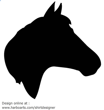 Download : Horse Head Silhouette - Vector Graphic