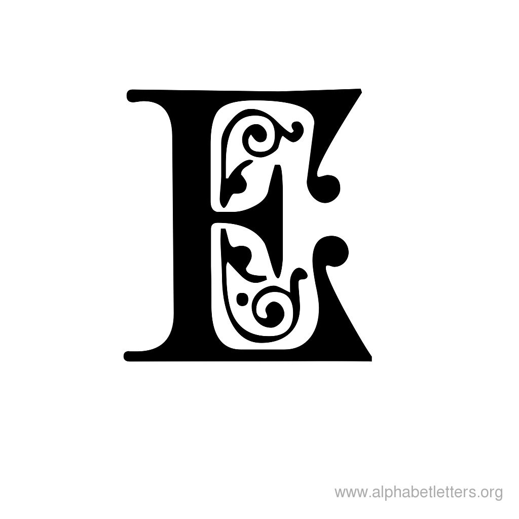 Printable Ornamental Letter Alphabets | Alphabet Letters Org