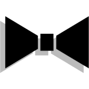 Man in bow tie clipart