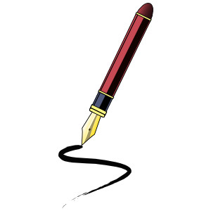 Clipart ink pen