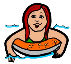 Girl Swimming Clipart - Free Clipart Images