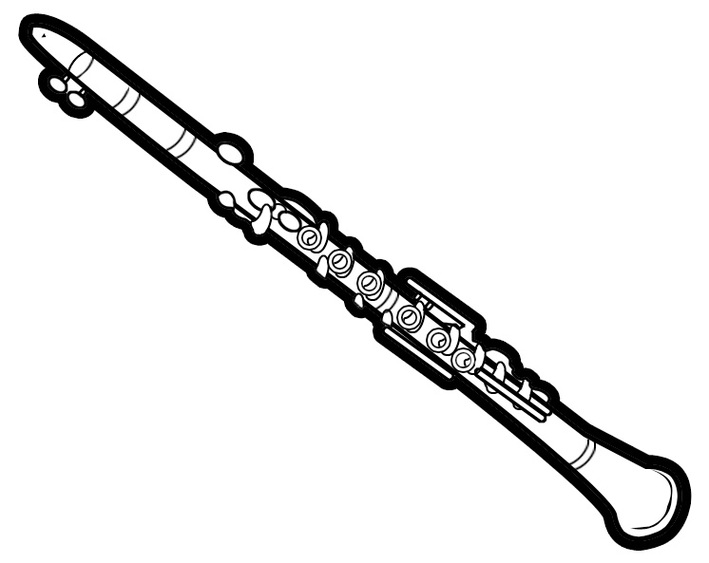 Clarinet Silhouette Clip Art Clipart - Free to use Clip Art Resource