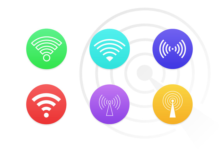 Free vector Wifi Symbols Vector Icons Free Pack #15654 | My ...
