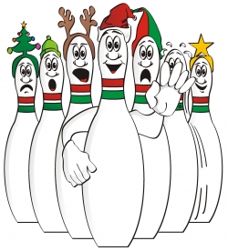 Christmas Bowling Clipart