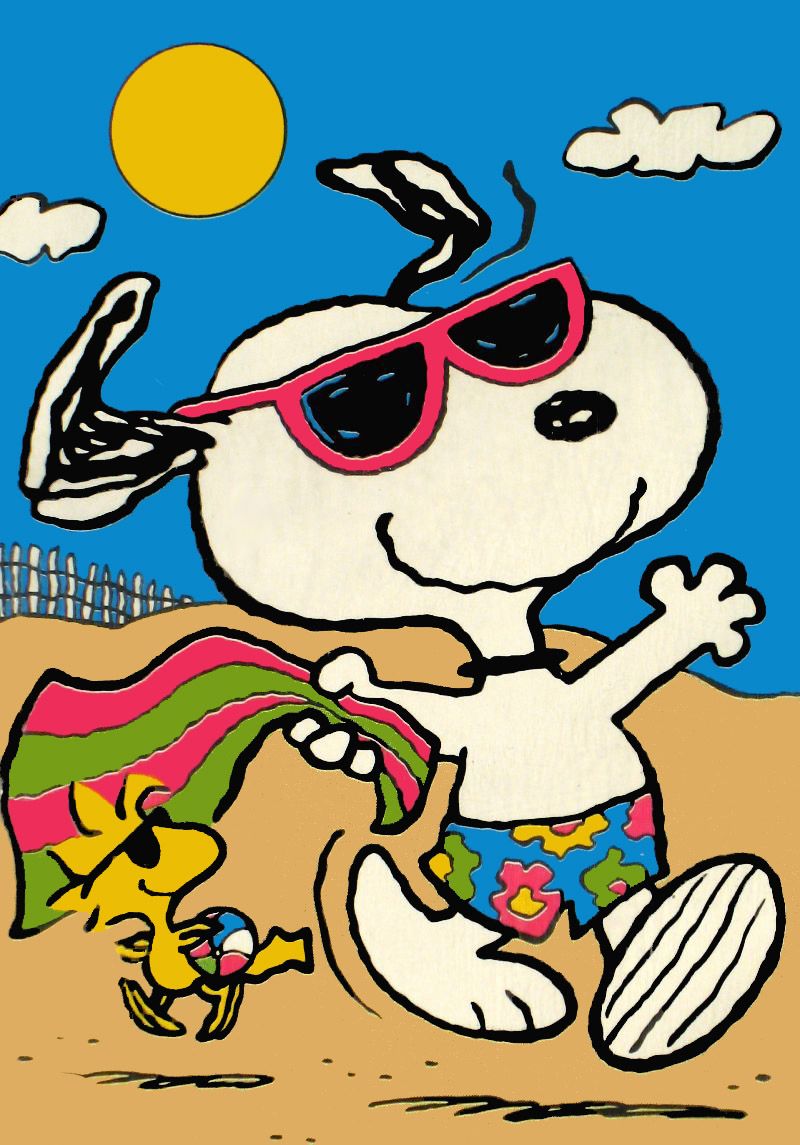 Snoopy clip art summer