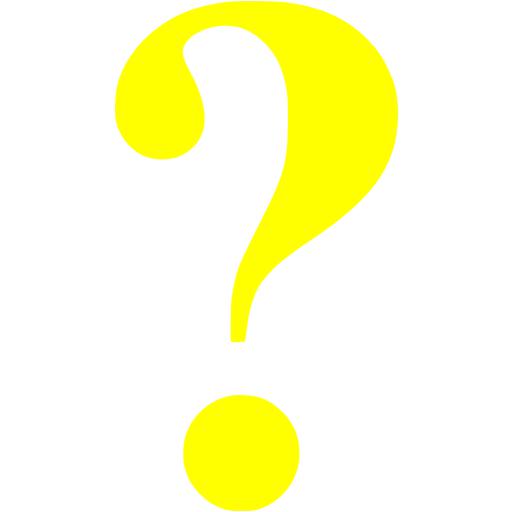 Yellow question mark icon - Free yellow question mark icons