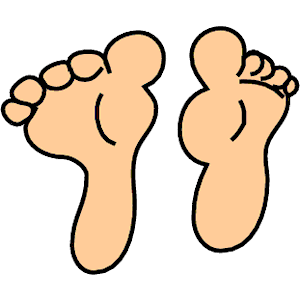 Foot clipart free