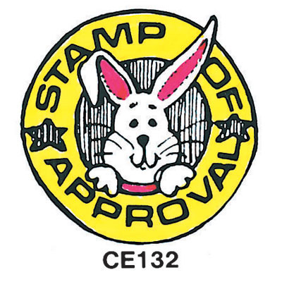 Center Enterprises Stamp of Approval - Bunny Stamp :: Stamps ...