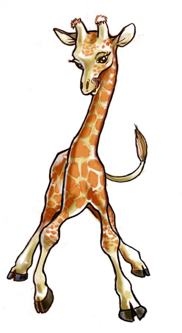 Cartoon Giraffe Clipart