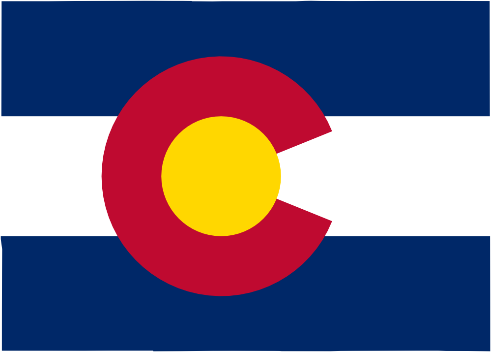 Colorado flag clipart free