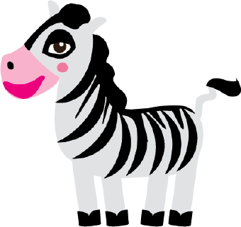 Baby zebra clip art clipart