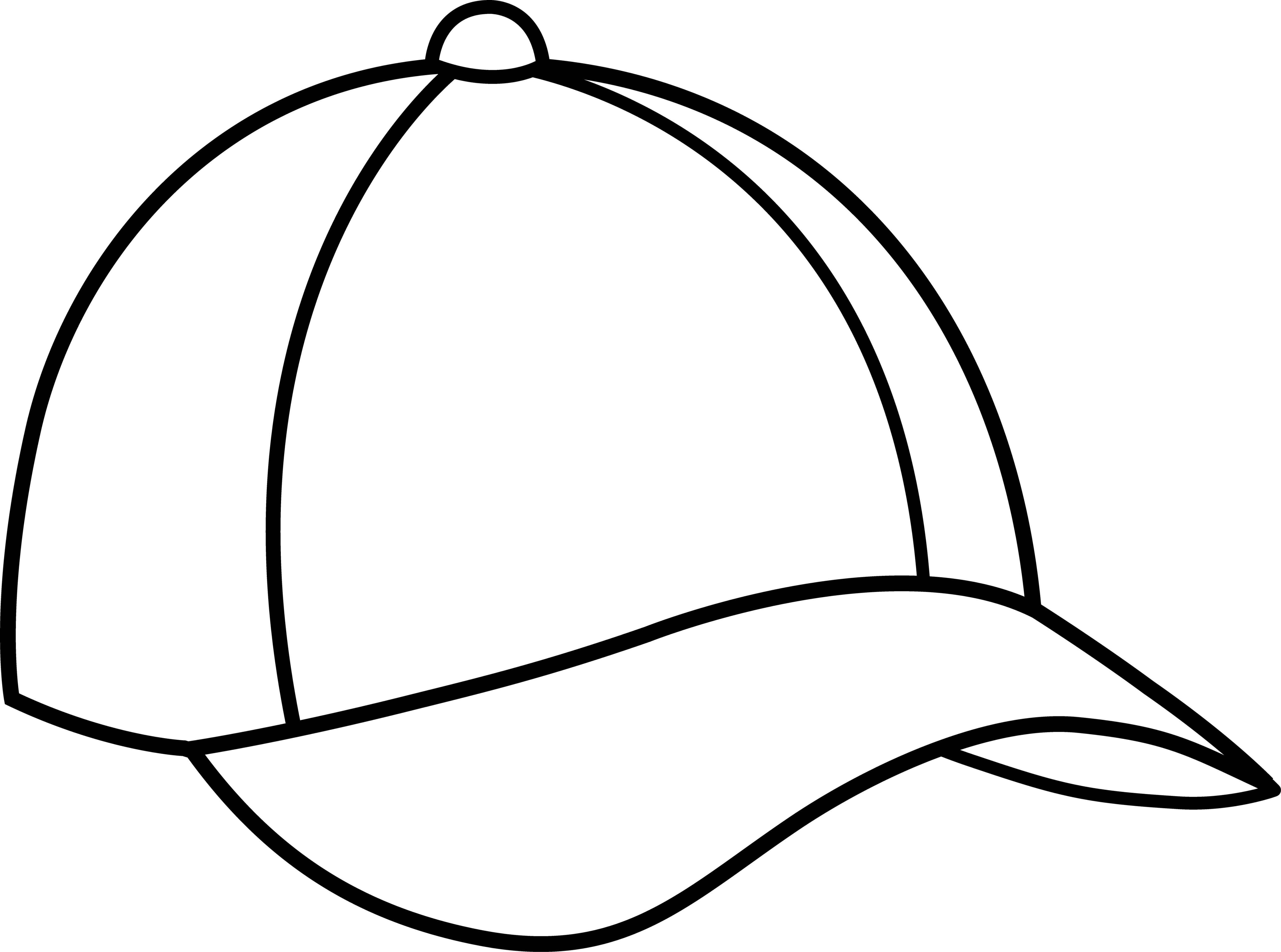 Baseball Hat Template Clipart - Free to use Clip Art Resource