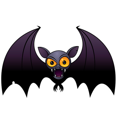 Halloween Bat Cartoon Clipart