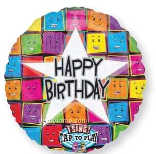 28" Singing Faces Happy Birthday Balloon,China Wholesale 28 ...