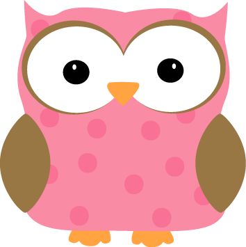 Free Owl Clip Art Name Tags Pink Owl Clip Art Item 4 Vector ...