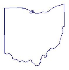 Best Photos of Ohio State Border Outline Map - Ohio State Map ...