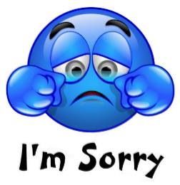 I'm sorry clipart