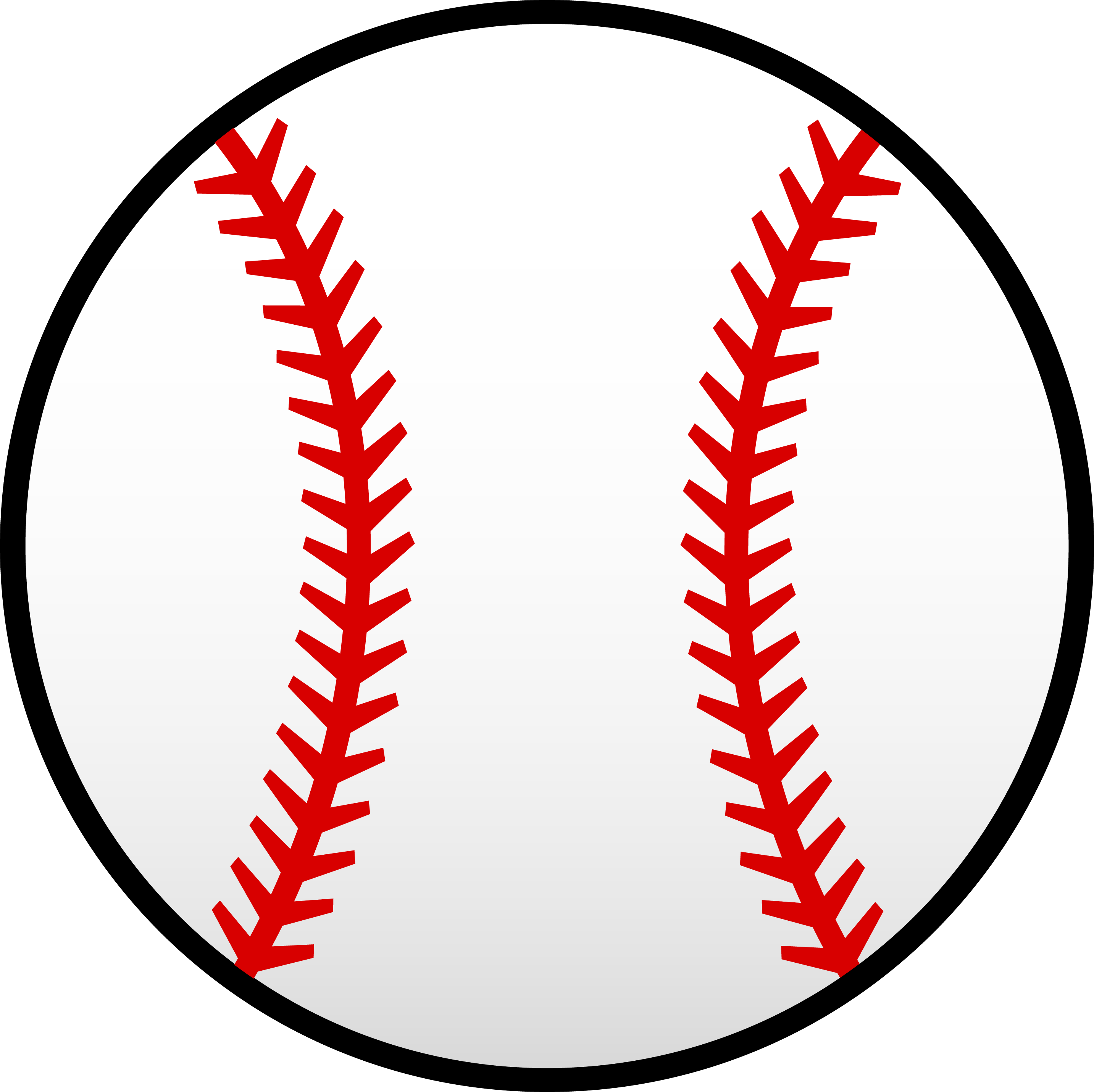 Baseball stitches clipart free