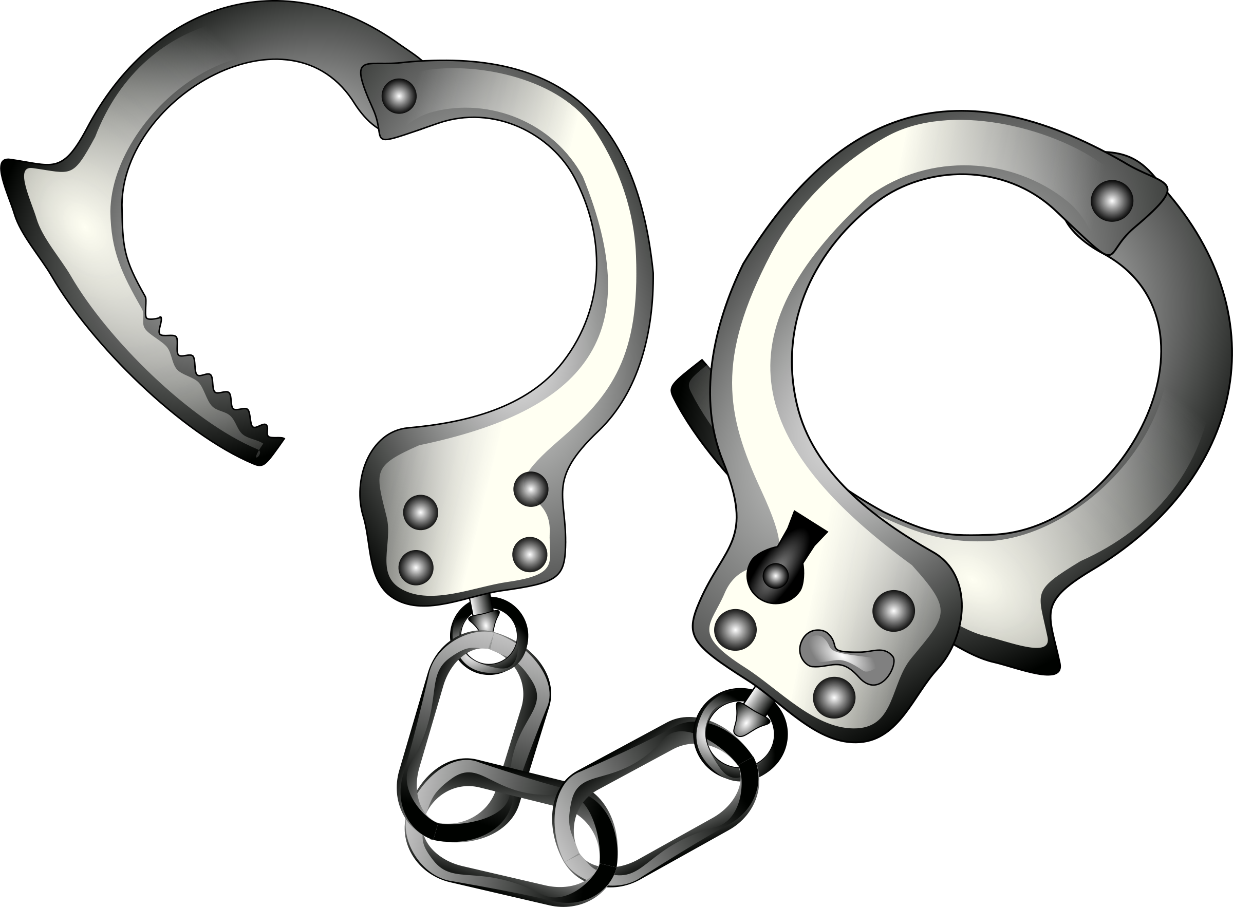 Clipart - handcuffs