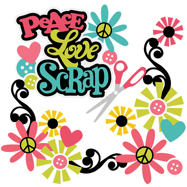 Peace Love Scrap SVG scrapbooking svg files cut files for ...