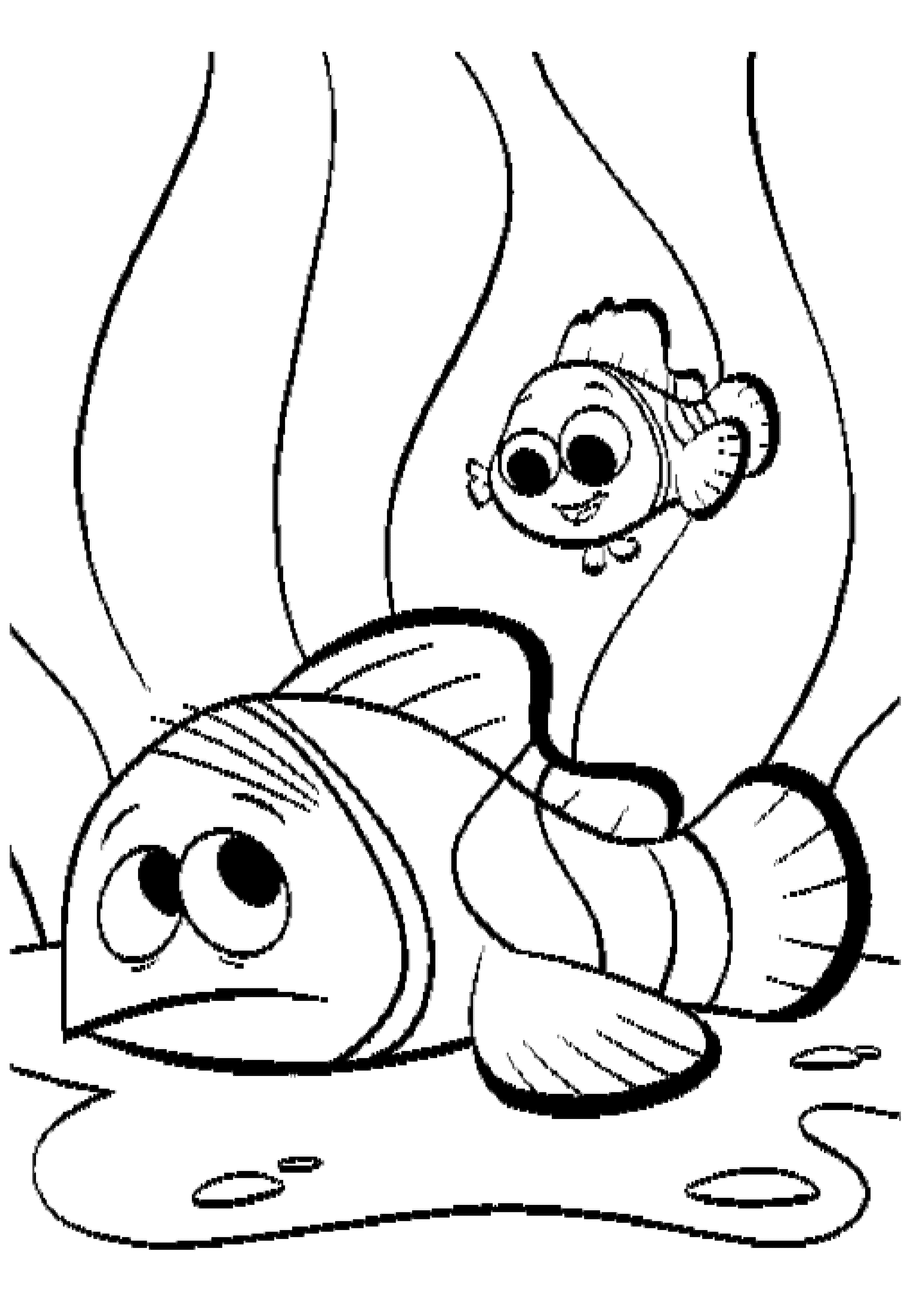 Color Nemo And Dad Printable Coloring Pages For Kids - Free ...