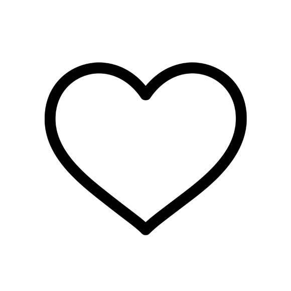 heart outline image search results