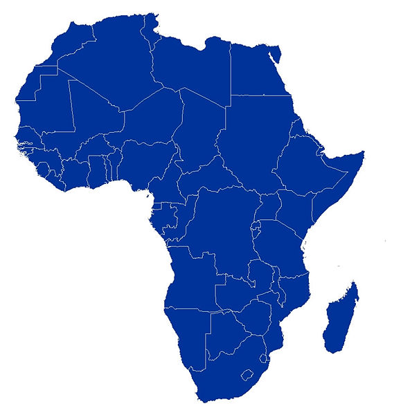 Free Printable Maps: Blank Africa Outline Map