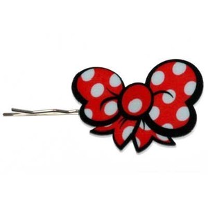 Punky Pins Hair Grip Red Cartoon Bow - Polyvore