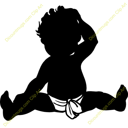 free baby silhouette clip art - photo #9