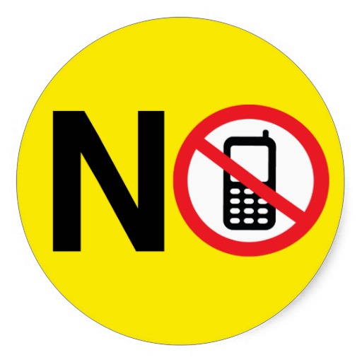 no mobile phone clipart - photo #23
