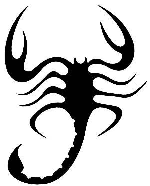 Scorpion drawing clipart
