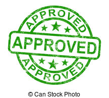 Stamp of approval clipart free