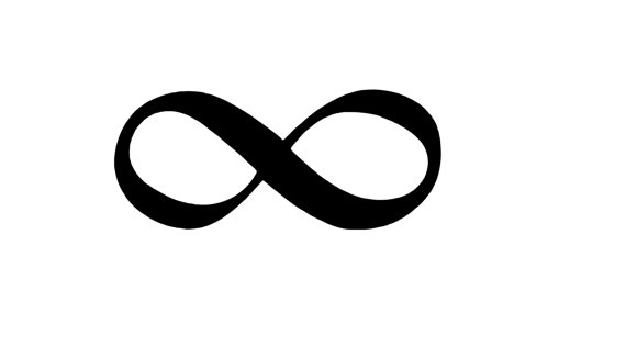 Infinity sign clipart