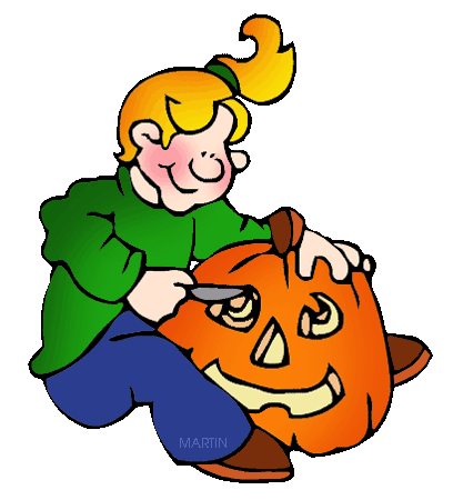 Clipart carving pumpkin