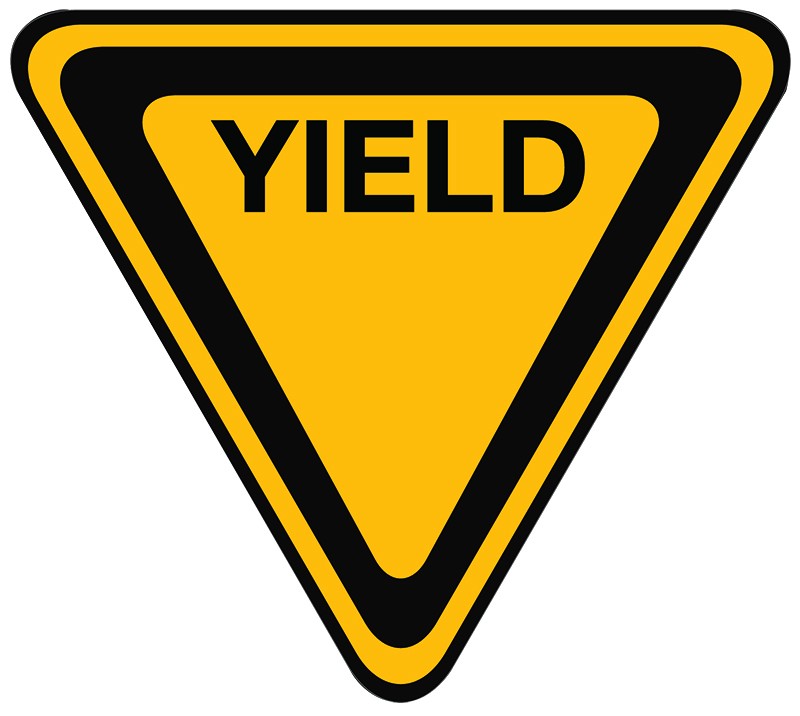 Yield Sign Clipart