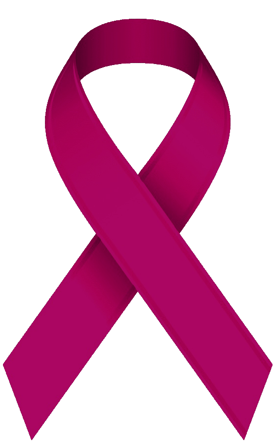Breast cancer ribbon stencil clipart - Clipartix