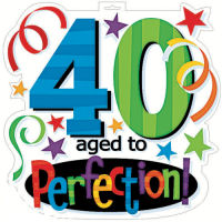 Images For 40th Birthday - ClipArt Best