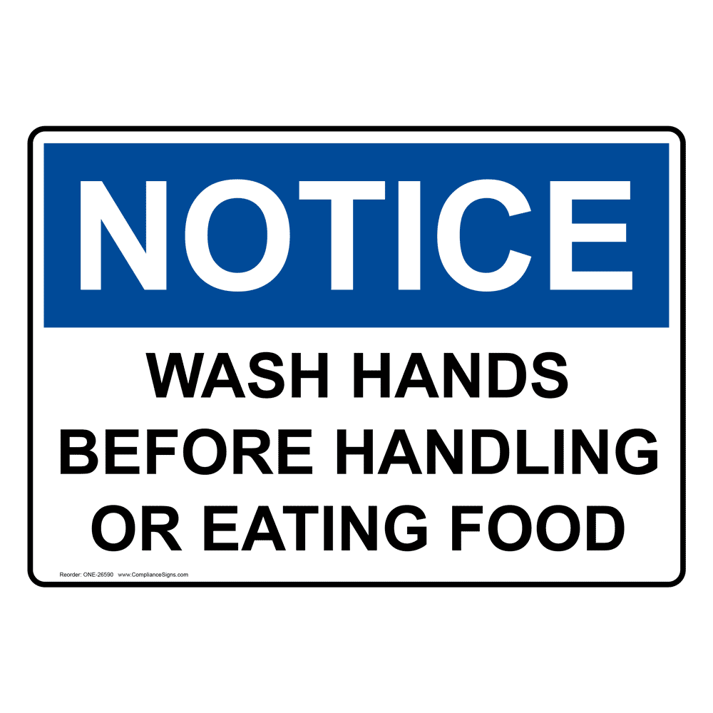 Hand Washing Signs - OSHA
