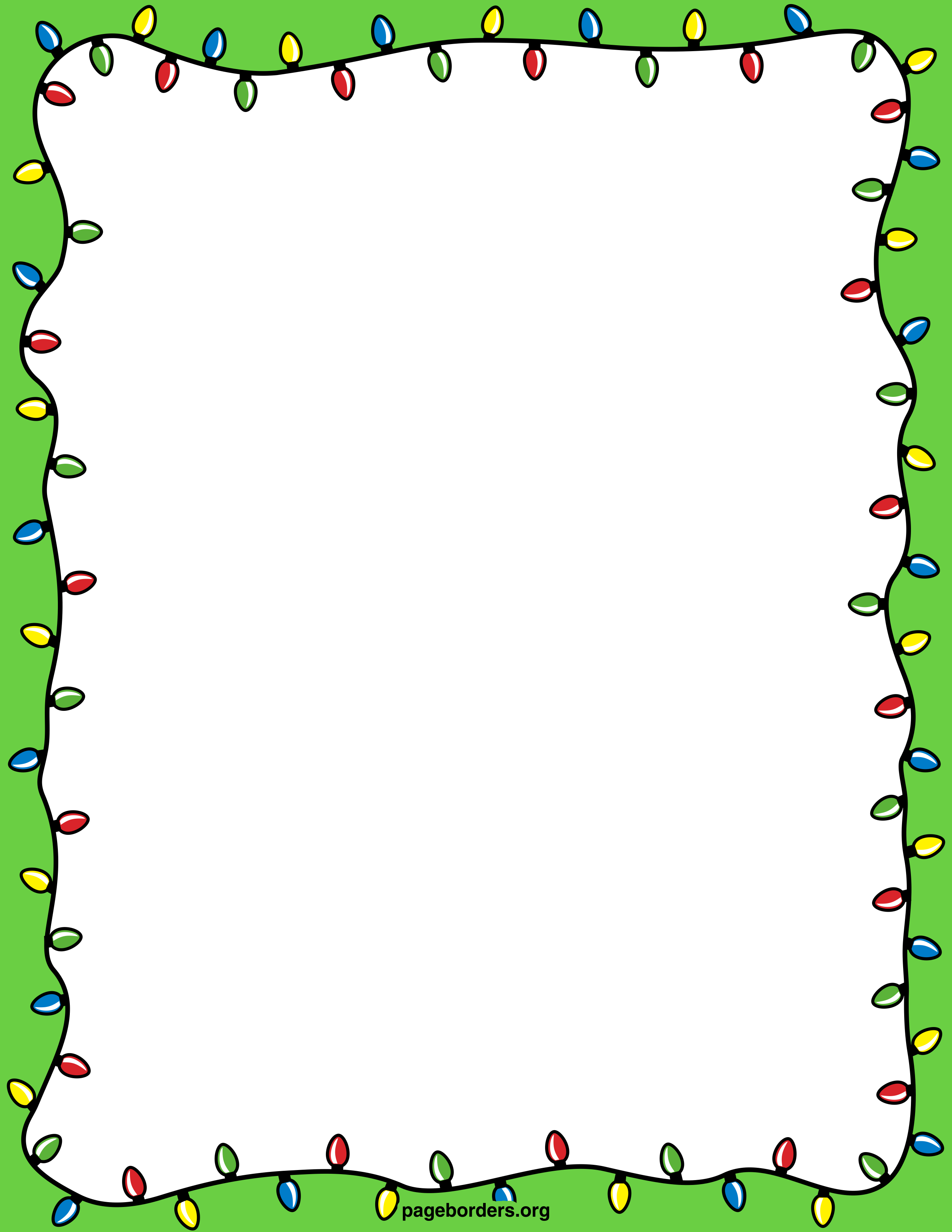 Microsoft Christmas Borders Clipart