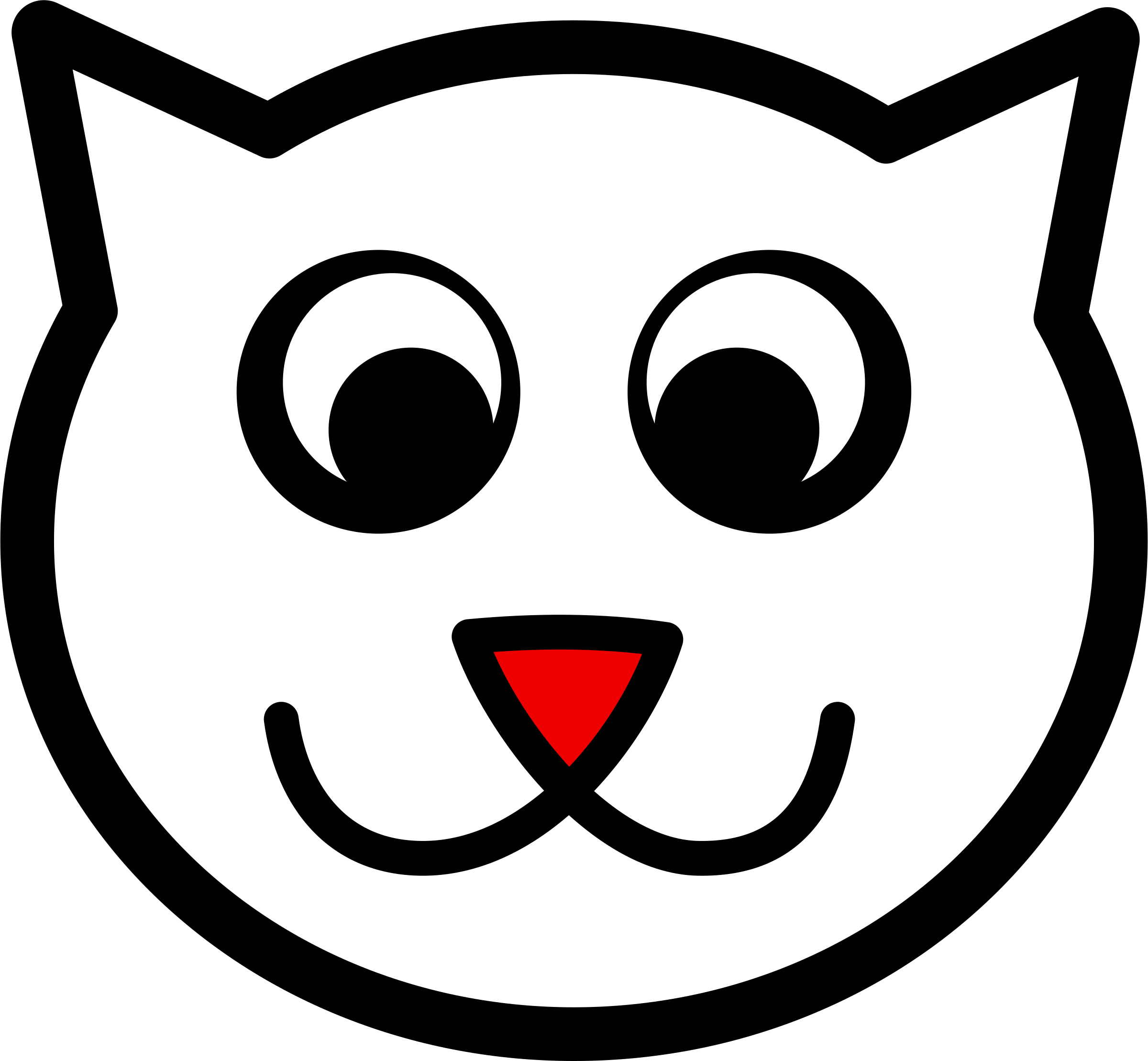 cat face clipart | Hostted