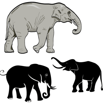 40+ Cartoon Elephant Vectors | Download Free Vector Art & Graphics ...