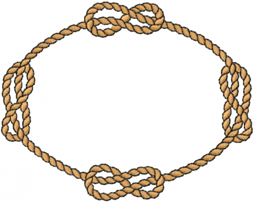 Tools(Ann The Gran) Embroidery Design: Rope Circle from AnnTheGran