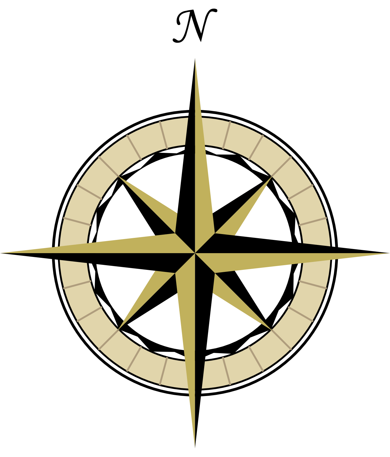 Fancy Compass Rose - ClipArt Best