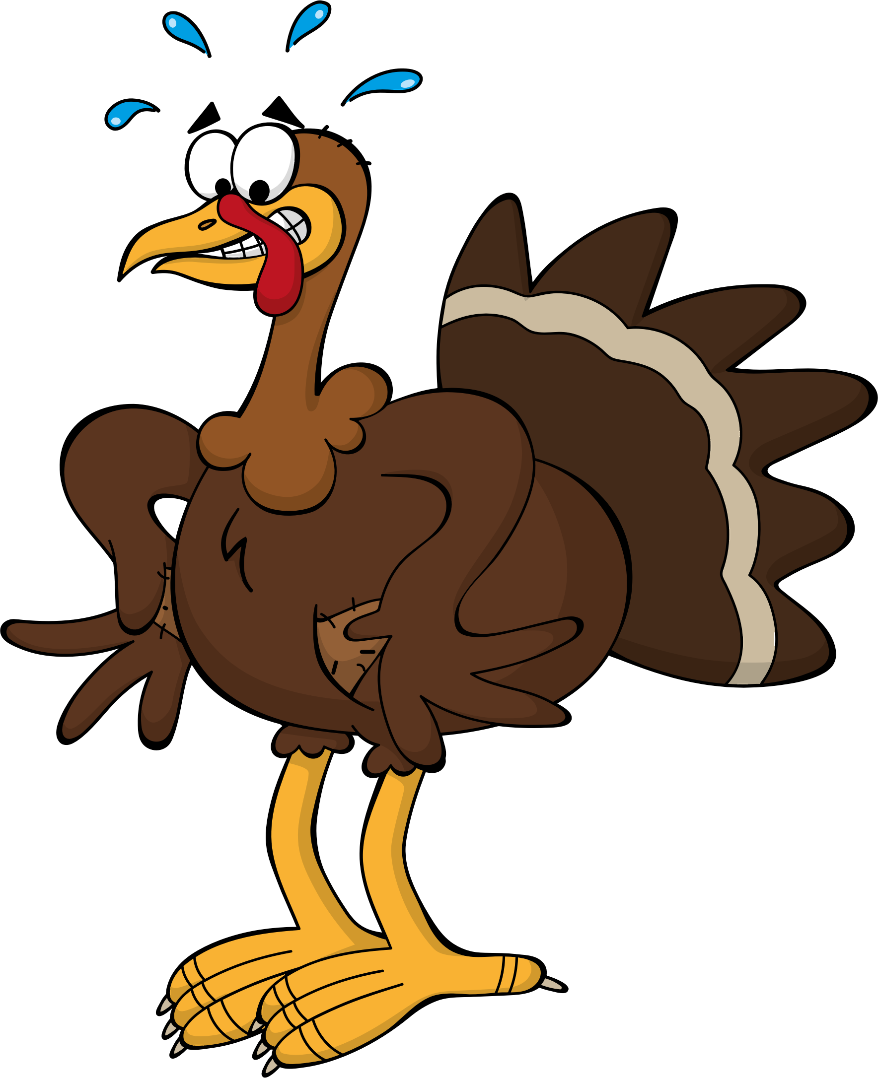 Clipart - Cartoon Turkey
