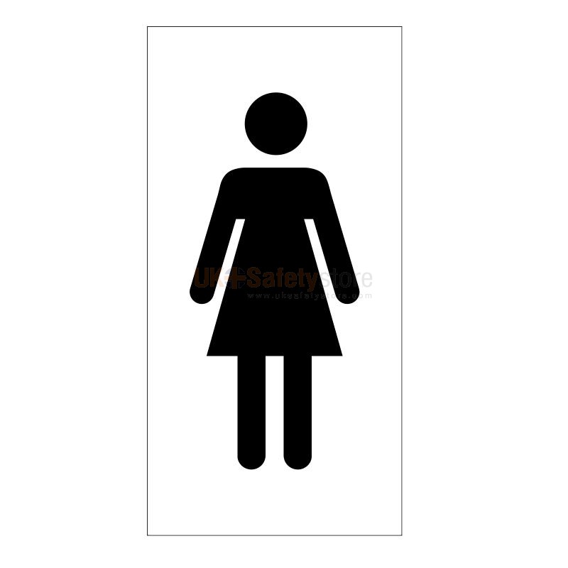 Female Toilet Symbol Door Sign - Standard Door Signs - Door Signs ...