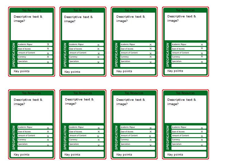 Top Trumps Template ClipArt Best